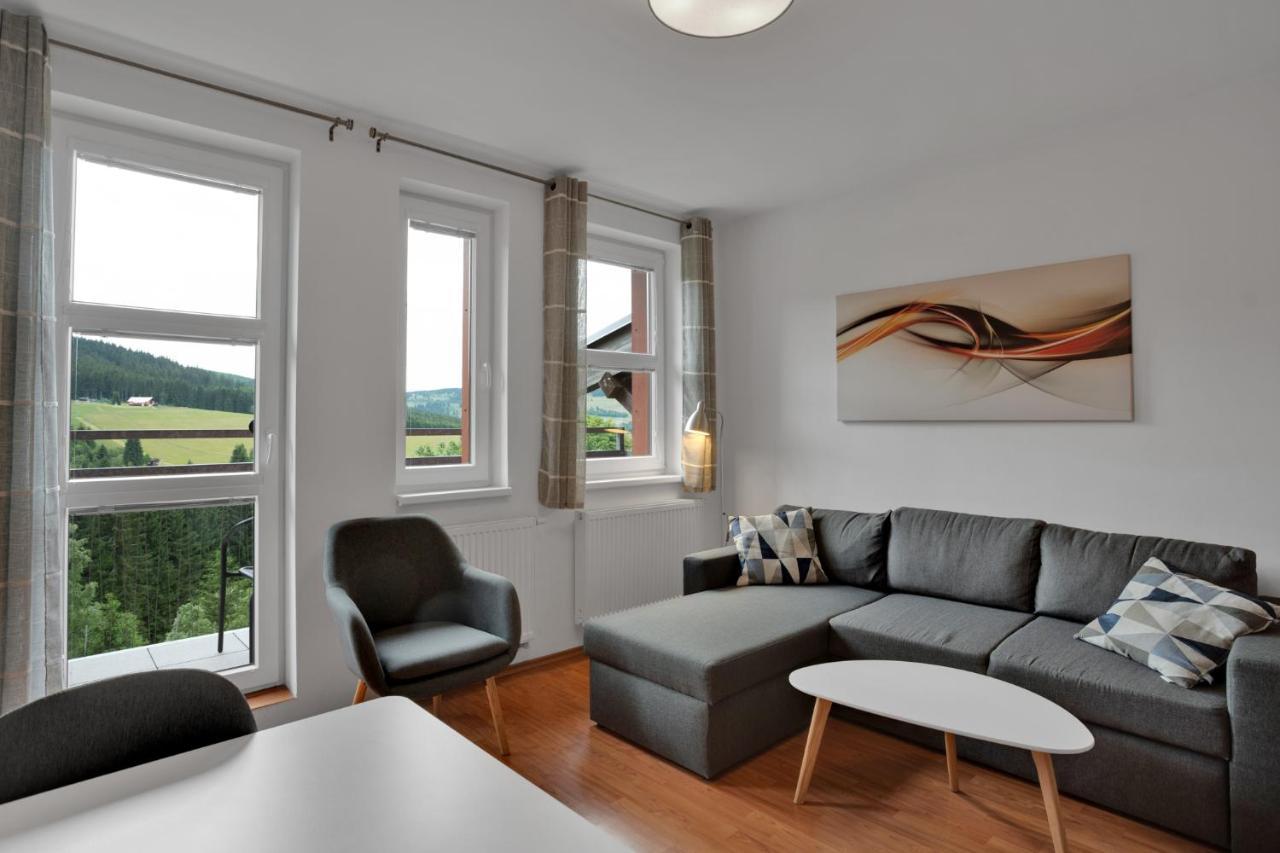Mountain Apartment Klinovec Atomic Loučná pod Klínovcem Exteriör bild